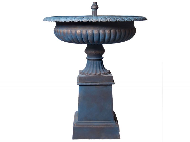 Toulouse Fountain Blue Bronze